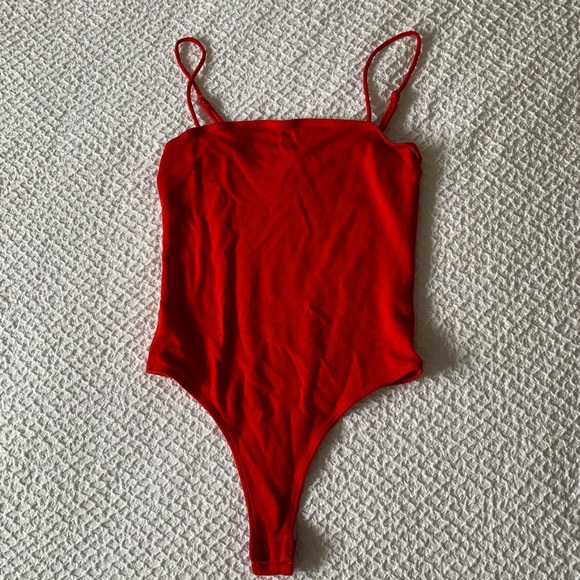 Red Body Suit - Picture 2 of 4